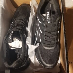 Black CULTURE Sneakers with White Accents New Size Men's 7